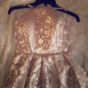 Teeze Me Glitter Flocked Gown